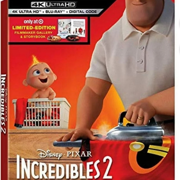 Incredibles 2 (4K/UHD) includes Filmmaker Gallery & Storybook New with tag - Picture 1 of 5